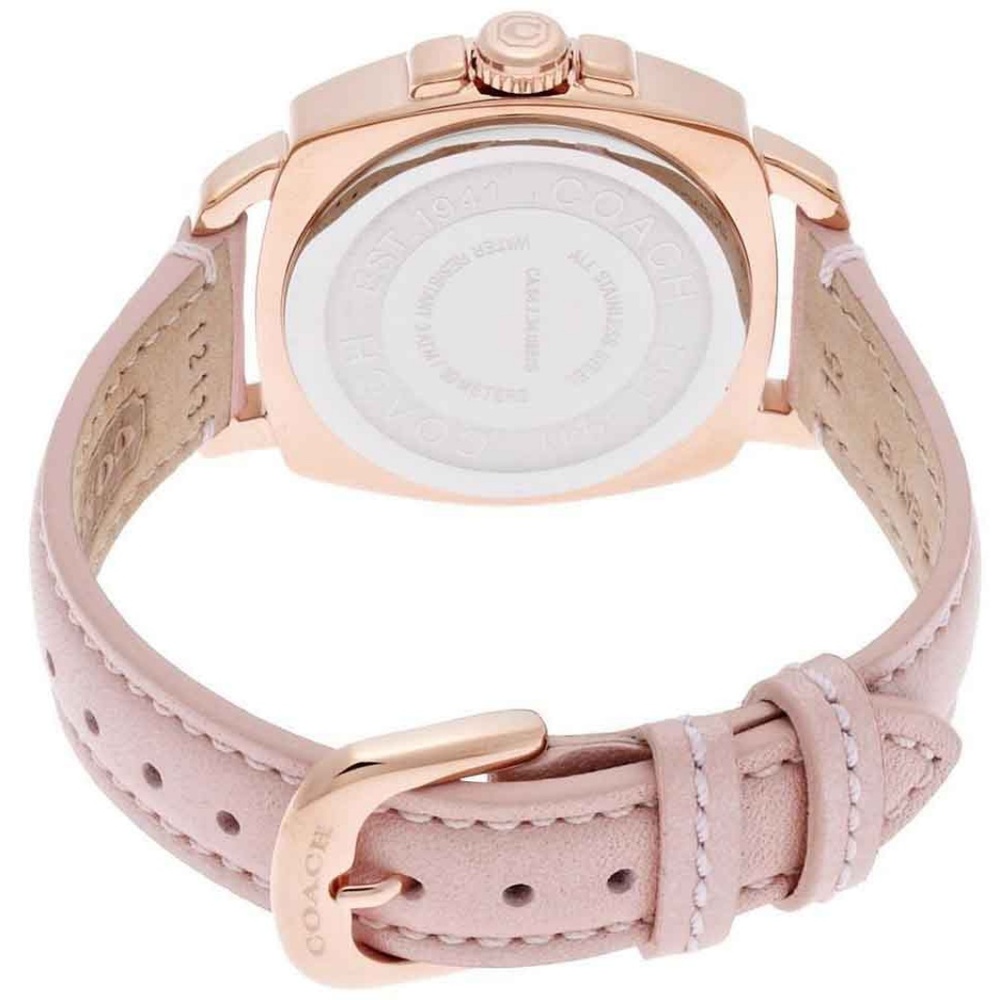 Coach Boyfriend Leather Gold Glitz Women's Watch - Picture 2 of 3